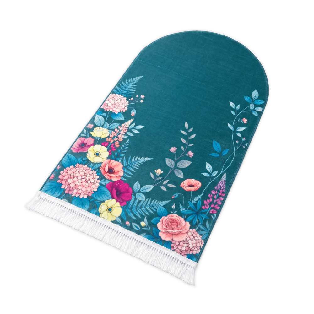 Blush Meadow Padded Prayer Mat