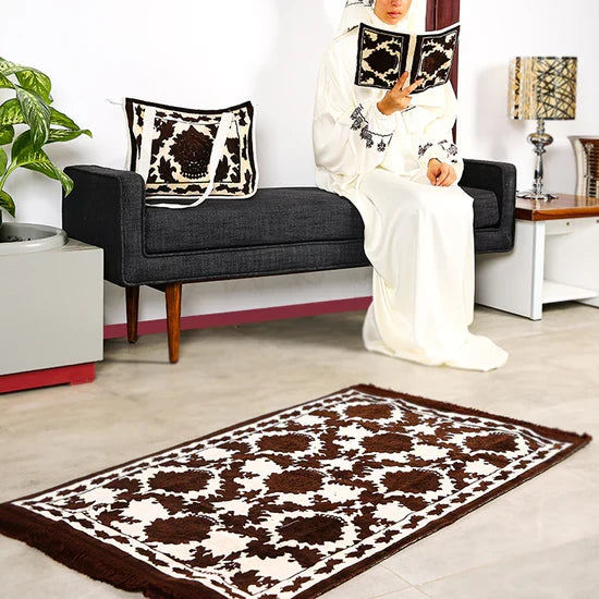 Al Turath Al Hejazi Prayer Set - Brown