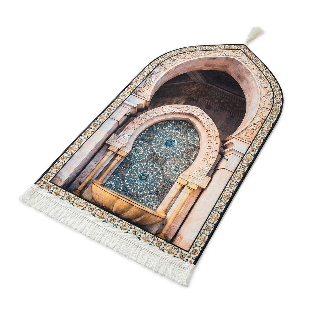 3D Mihrab Premium Padded Prayer Mat