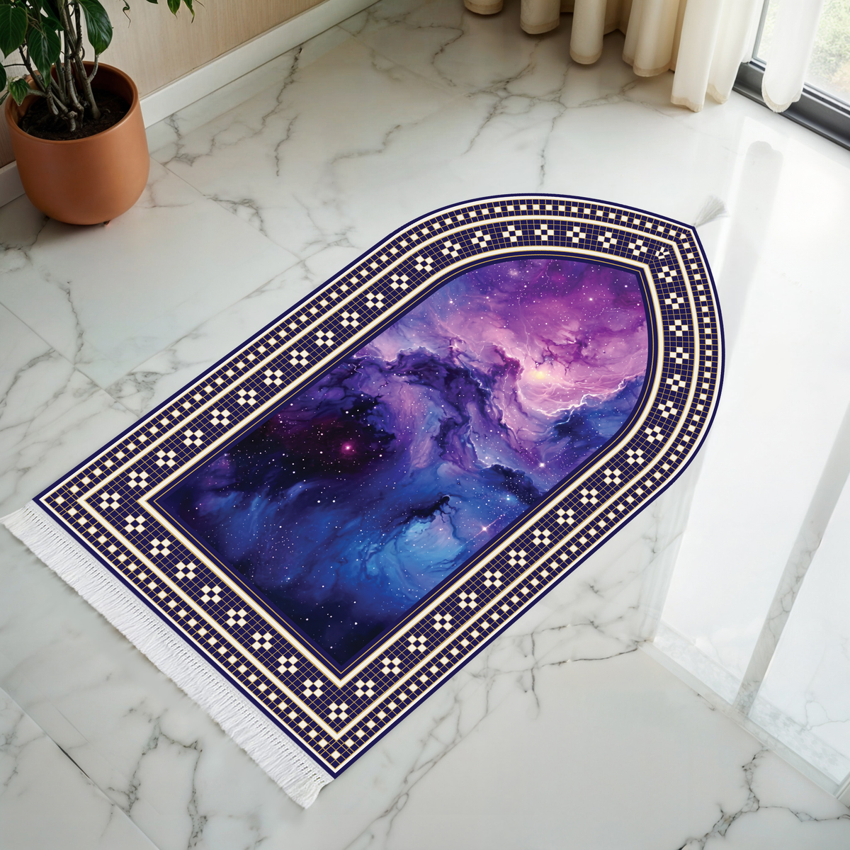 Celestial Qamar Padded Prayer Mat