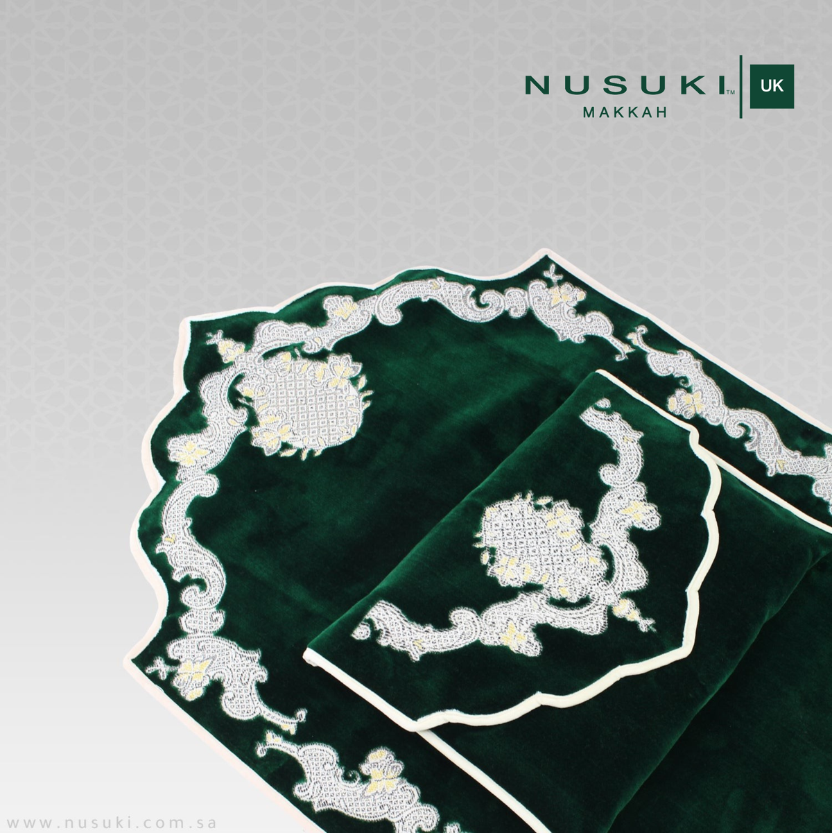 Minwal Modern Luxury Prayer Mat with Handbag