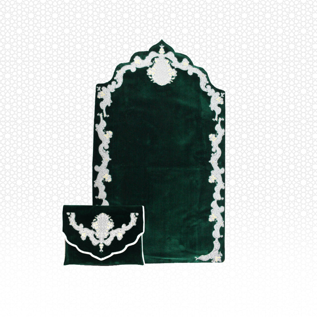 Minwal Modern Luxury Prayer Mat with Handbag