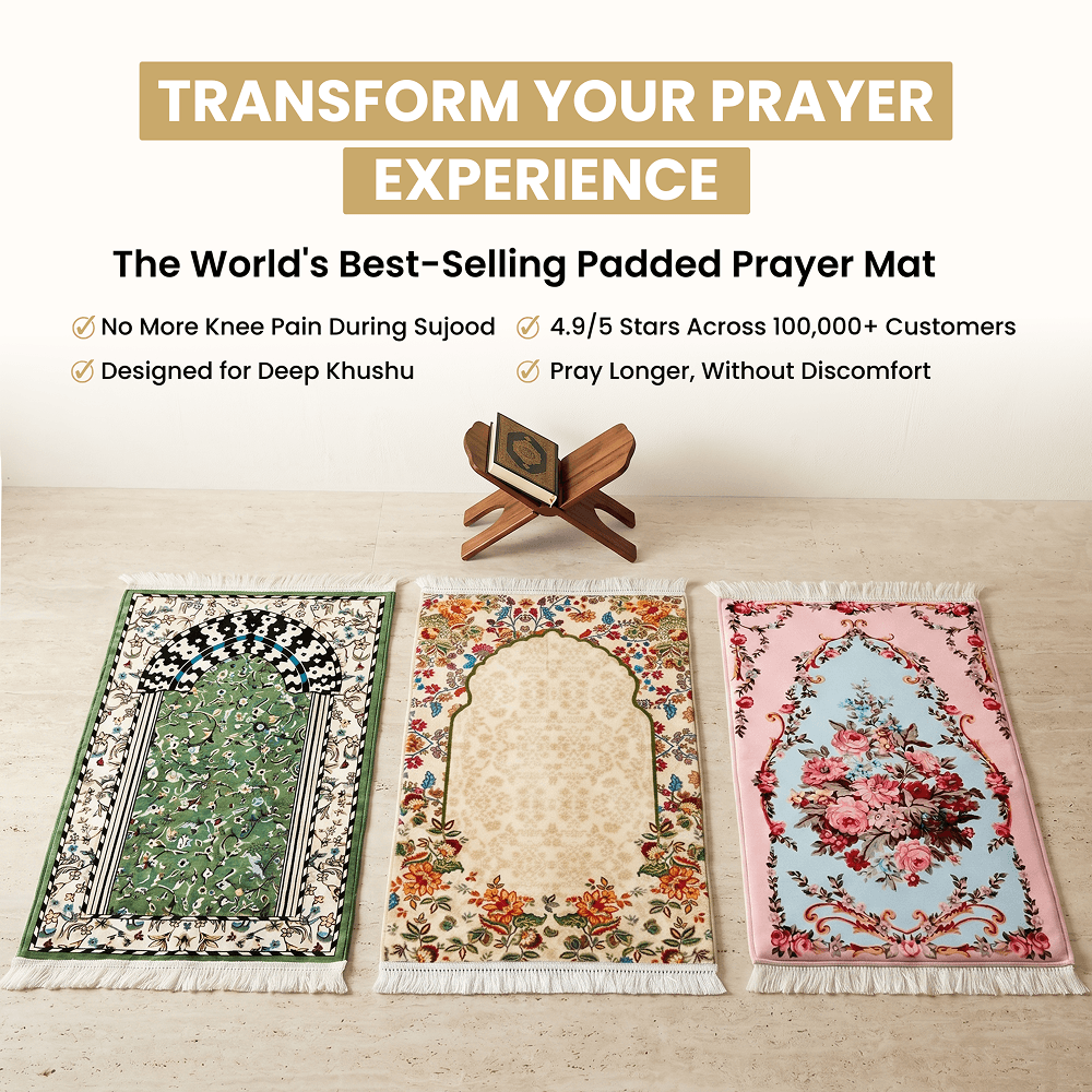 Kaaba Kids Padded Prayer mat