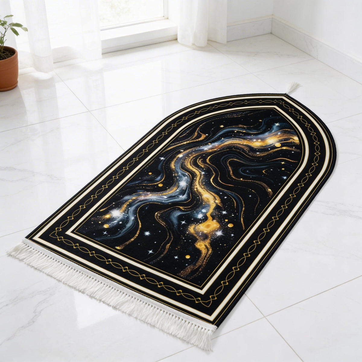 Cosmic Gold Padded Prayer Mat