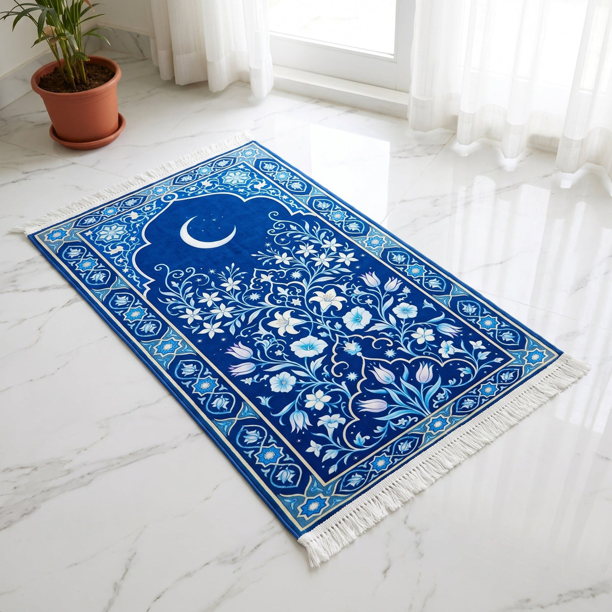 Lunar Bloom Padded Prayer Mat