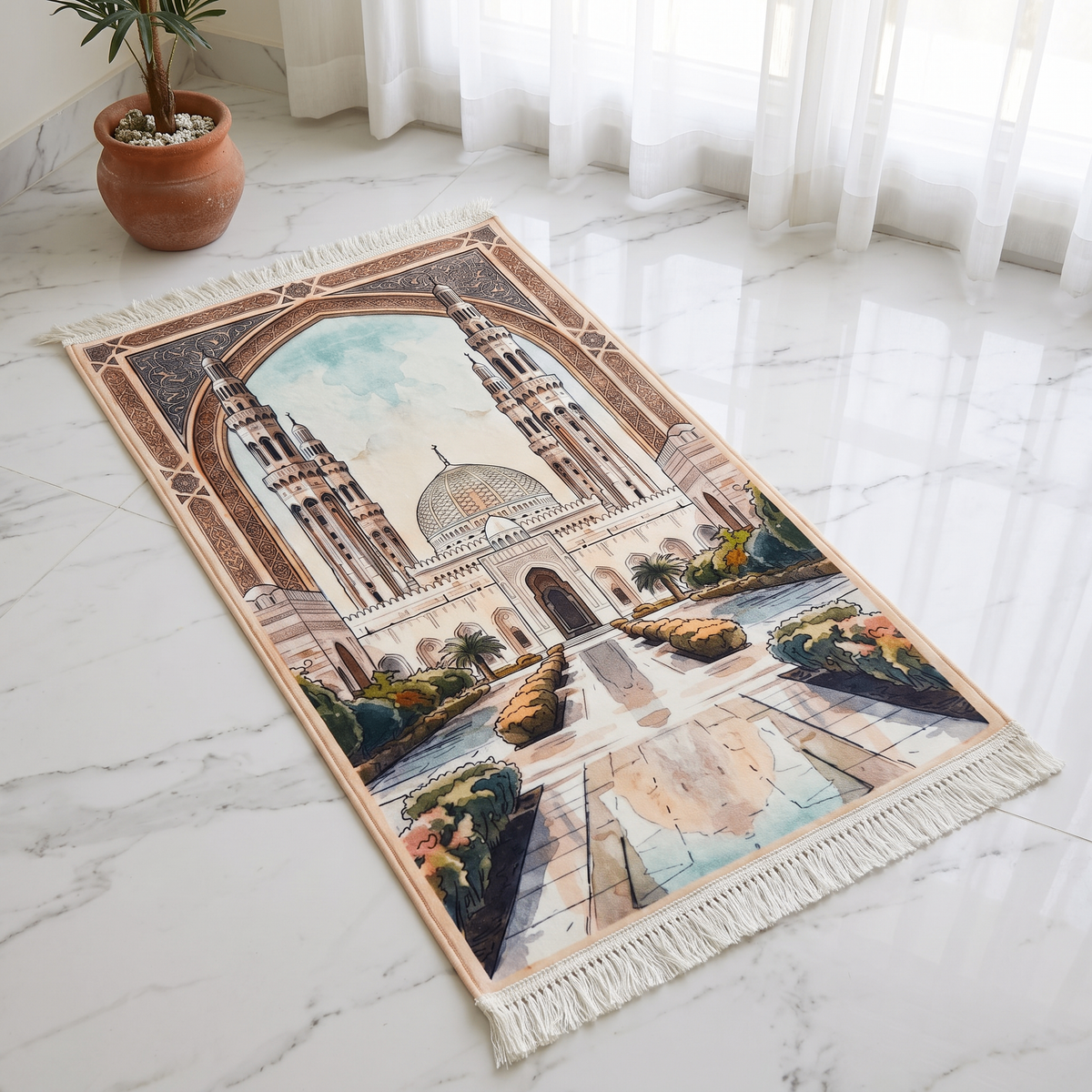 Madinah Grace Padded Prayer Mat